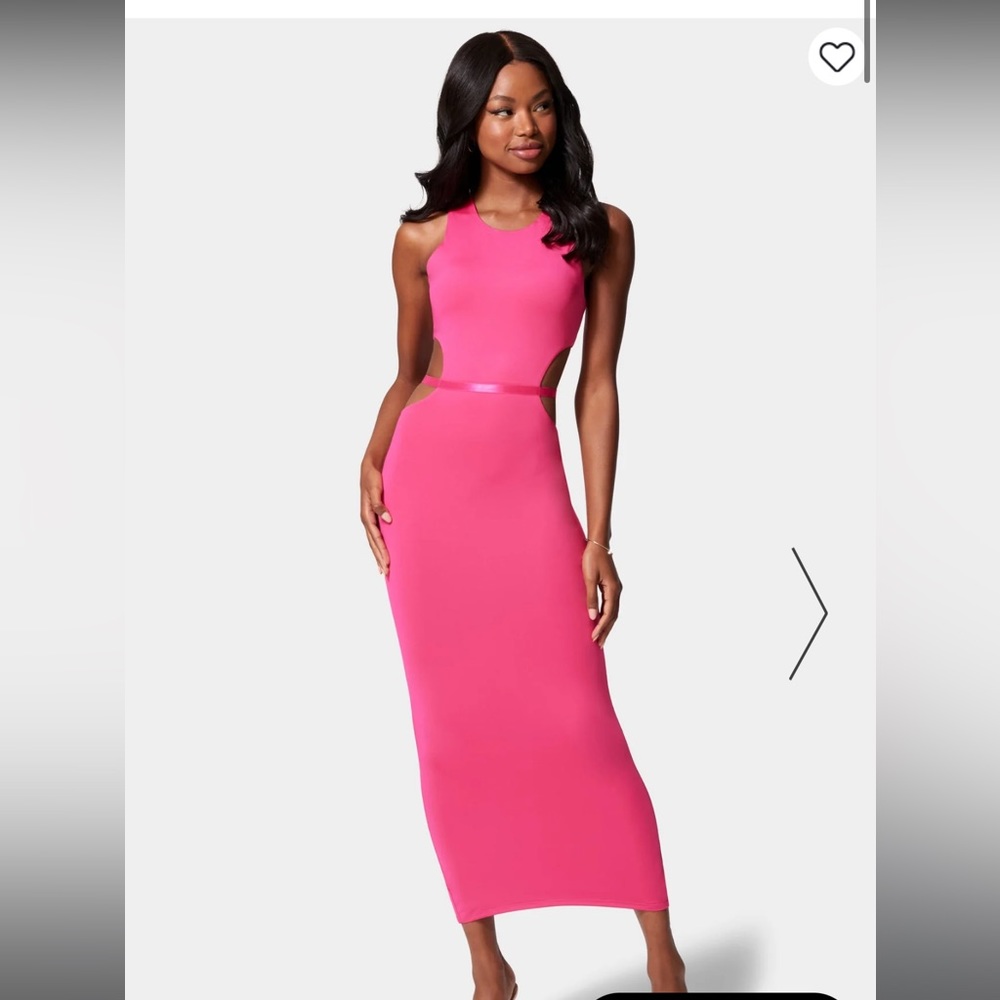 Bebe Side Cutout Midi Dress